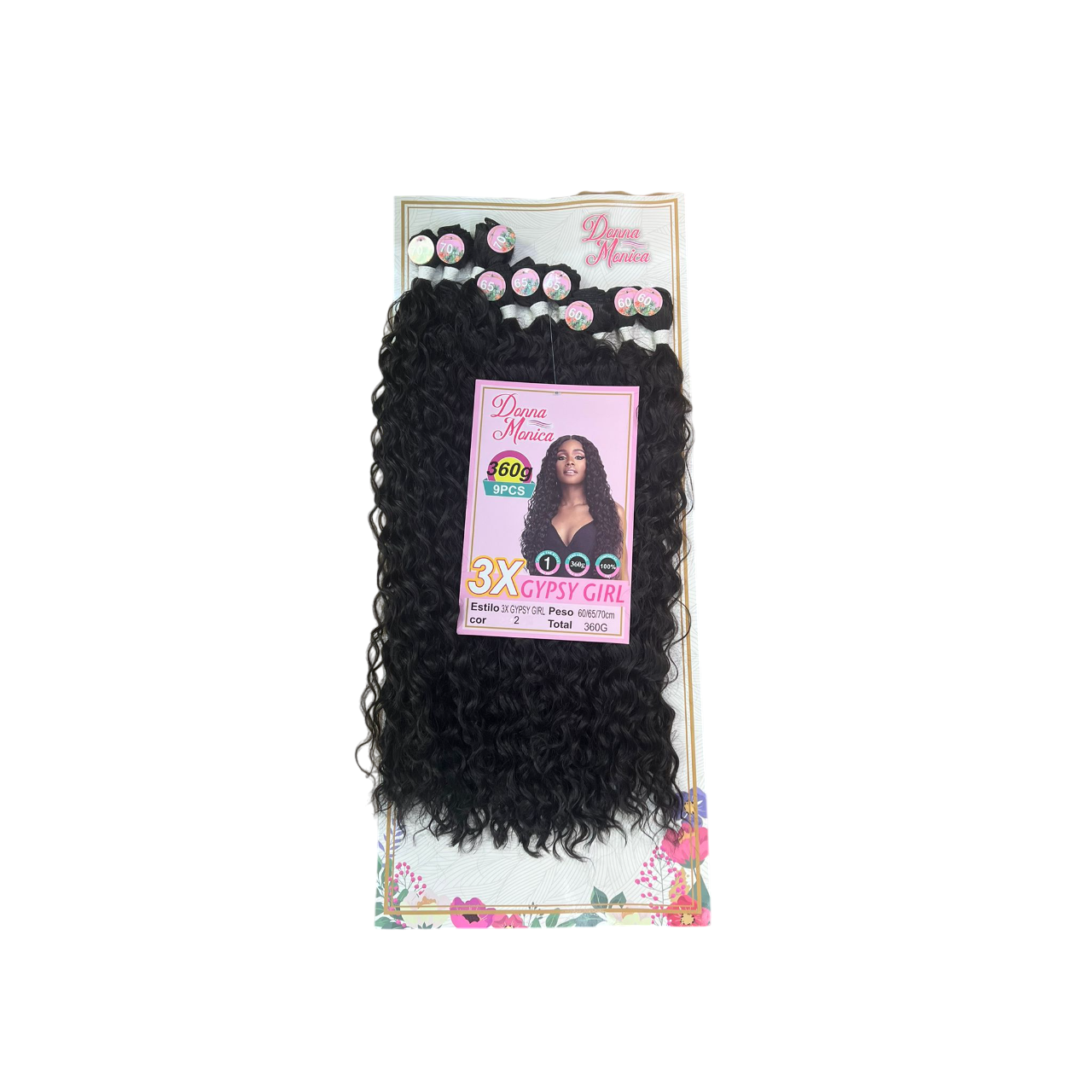 D.M 3X GYPSY GIRL BIO FIBRA 60/65/70CM N2